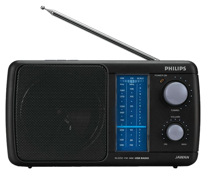 Radio tuned to Coast FM in the Canary Islands